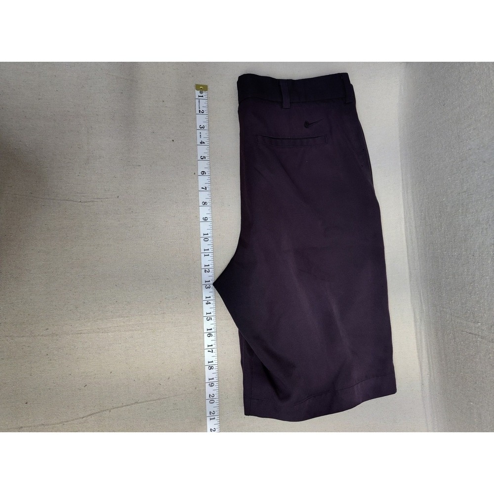 Nike Golf Mens Shorts Size‎ 32 Purple Flat Front Performance Athletic Golfing - Picture 6 of 7